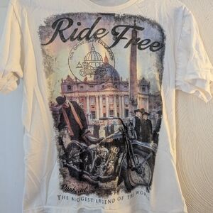 Ride Free Graphic T-Shirt - White